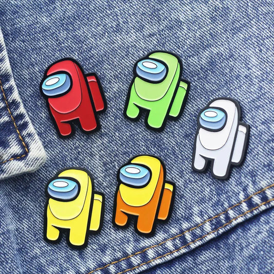 Cute Game Enamel Pins β Creative Cartoon Metal Brooch Badge for Bags, Hats & Gifts
