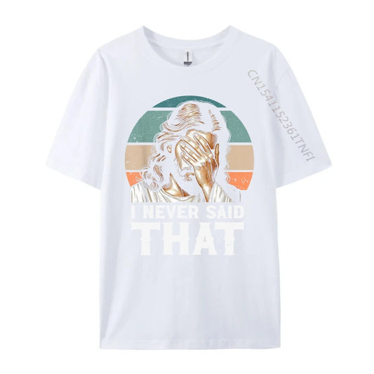 "I Never Said That" Jesus Meme T-Shirt – Funny Christian Vintage Religious Tee for Men