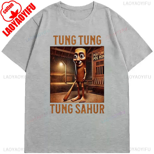 2025 Funny TikTok Meme T-Shirt β Italian Brainrot Baseball Bat Tee for Dank & Weirdcore Fashion