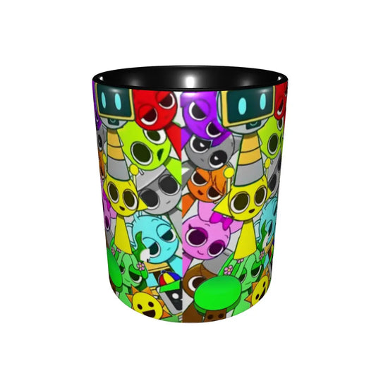 Cartoon Sprunki Incredibox Mug β Cute Coffee & Tea Cup Gift for Men & Women