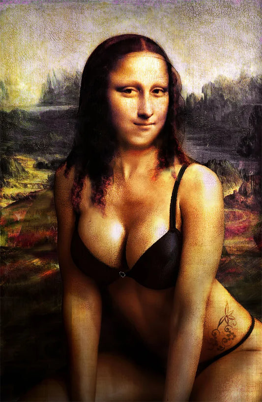 Funny Mona Lisa Poster β Humorous Wall Art Canvas for Home DΓ©cor