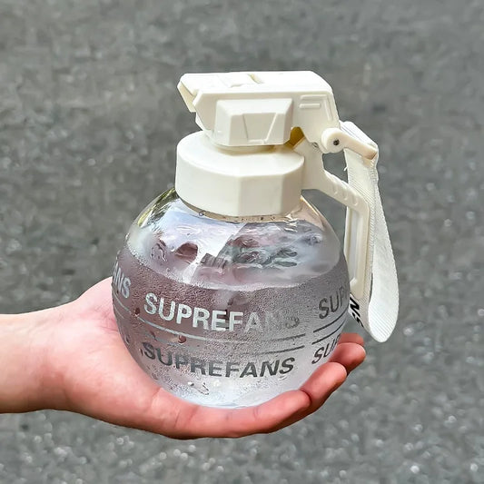 Creative Hand Grenade Water Bottle β Funny Personality Mug with Lid for Outdoor & Fitness Use