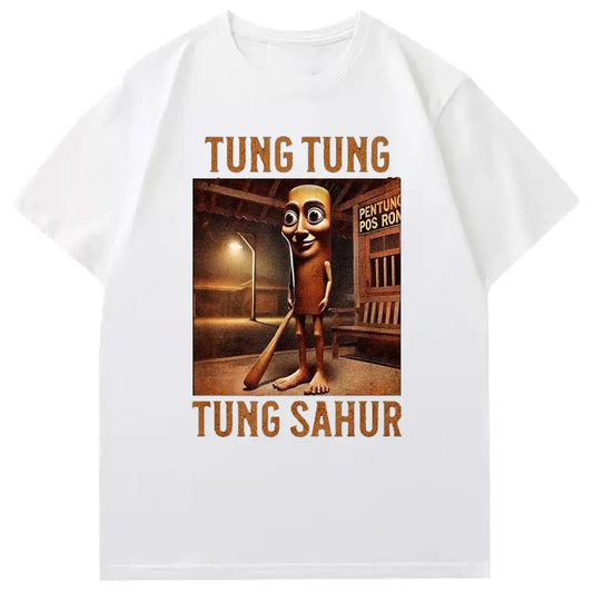 2025 Funny TikTok Meme T-Shirt β Italian Brainrot Baseball Bat Tee for Dank & Weirdcore Fashion