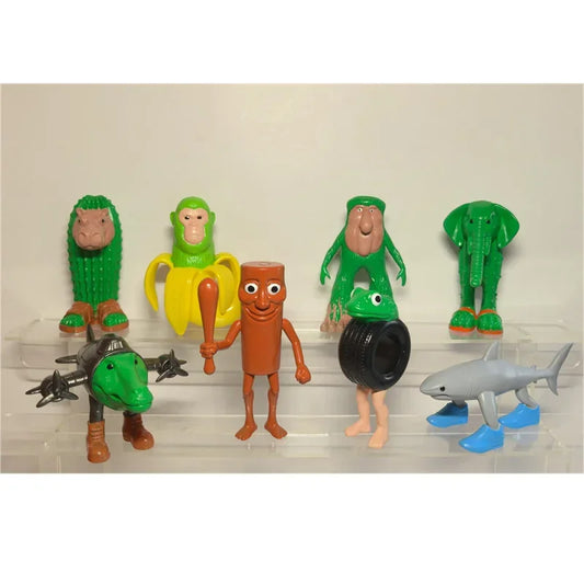 8PCS Italian Brainrot Anime Figures β Funny Meme PVC Toy Set for Kids & Home Decor