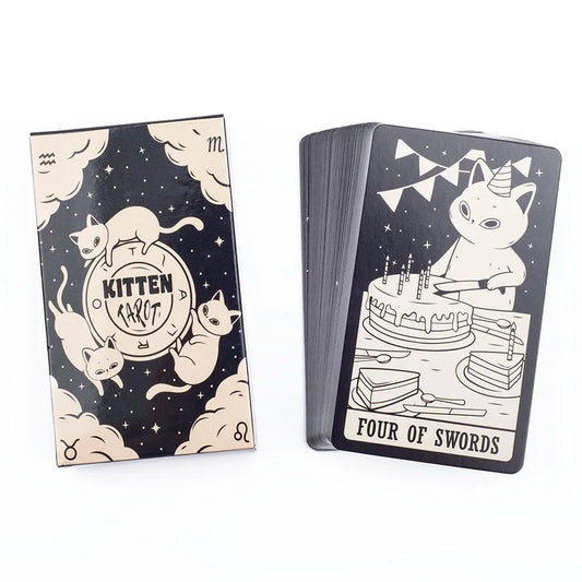 78-Card Kitten Tarot Deck – Cute Oracle & Divination Card Game for Fun & Insight
