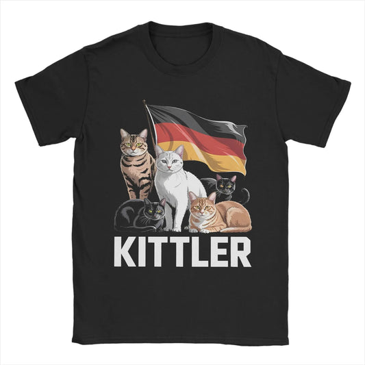 “Kittler” Funny Cat Meme T-Shirt – 100% Cotton Unisex Graphic Tee