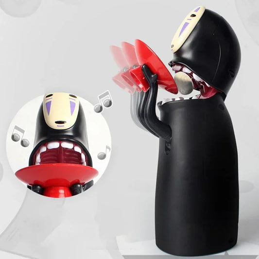 Anime Cartoon No Face Man Model Figure Doll Piggy Bank – Cool Faceless Man Coin Saver