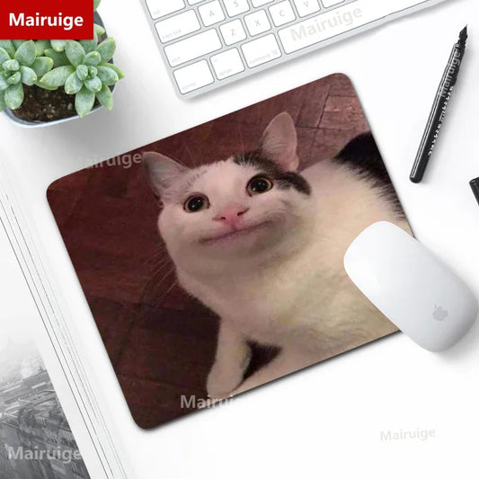 Funny Meme Small Mouse Pad – Cute Kawaii Desk Mat for Office & Gaming