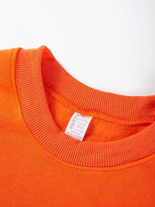 "Work Machine Enjoy My Work" Cat Print Sweatshirt – Y2K Fleece Pullover for Women