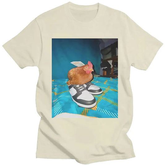 Funny Dripped Out Chicken Meme T-Shirt – Hilarious Streetwear for Meme Lovers