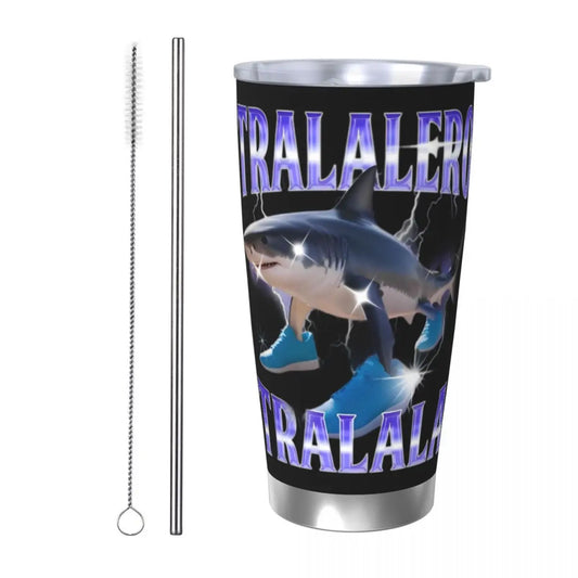 Tung Tung Tung Sahur Tumbler – Italian Brainrot Meme Insulated Coffee Cup (20oz)