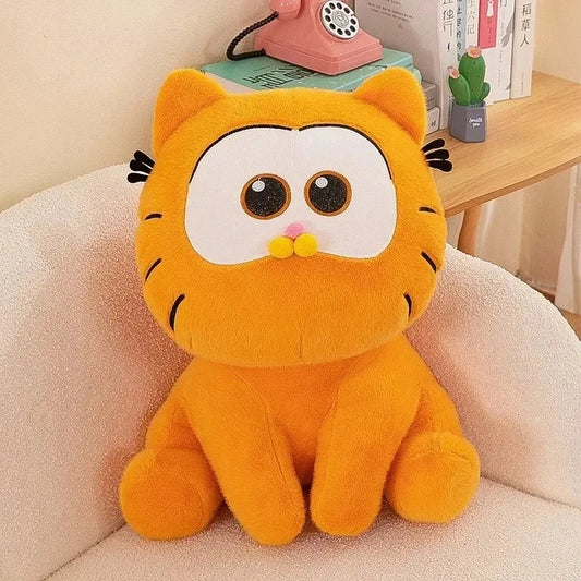 25CM Garfield Plush Doll – Kawaii Cartoon Cat Stuffed Toy for Gifts & Decoration