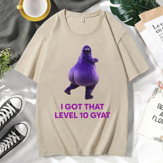 I Got That Level 10 Gyat T-Shirt – Funny Meme Graphic Tee for Men & Women