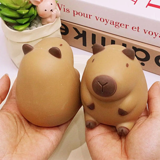 Capybara Slow Rebound Squeeze Toy – Kawaii Stress Relief Gift for Kids
