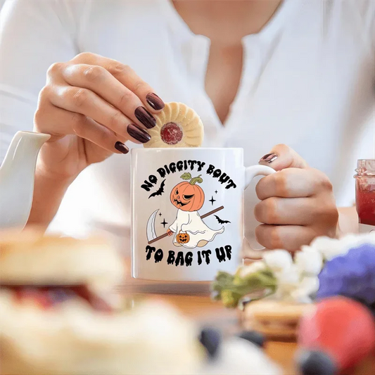 1pc Ceramic Mug – Fun Halloween Gift for Coffee & Tea Lovers