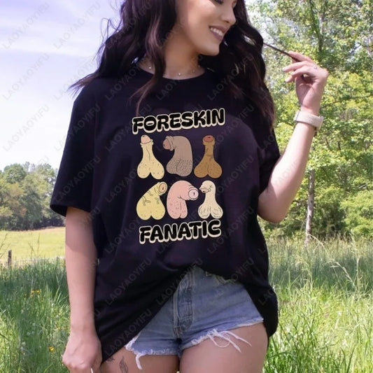 Foreskin Meme Men’s T-Shirt – Funny Adult Humor Gag Gift Tee