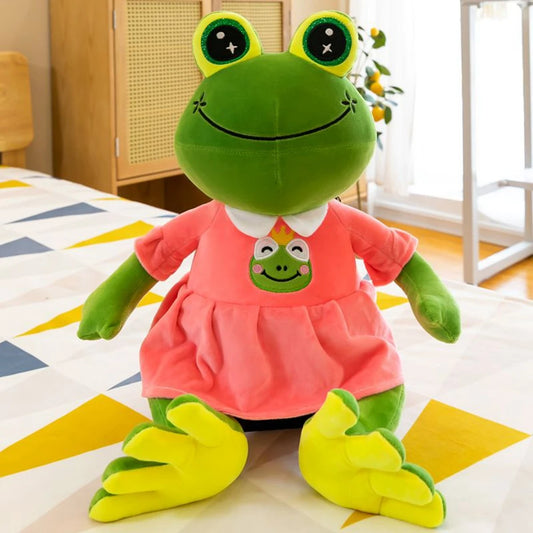 35CM Cartoon Frog Plush Toy – Cute Internet Celebrity Doll for Kids & Couples