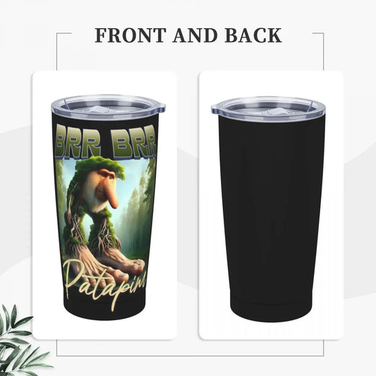 Brr Brr Patapim Meme Tumbler – Vacuum Insulated Italian Brainrot Thermal Cup