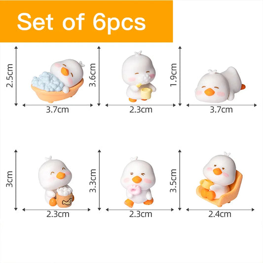 Miniature Resin Figurines – Cute Ornaments for Home & Car Decoration