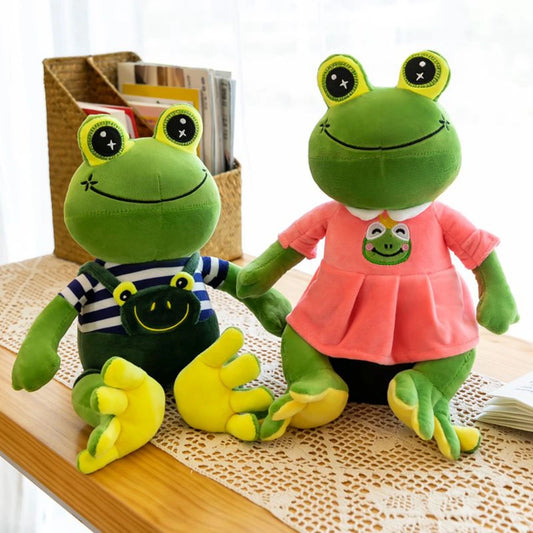35CM Cartoon Frog Plush Toy – Cute Internet Celebrity Doll for Kids & Couples
