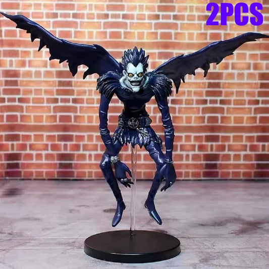 Death Note Anime Figures – Ryuk & Rem 23CM PVC Action Statues for Collectors