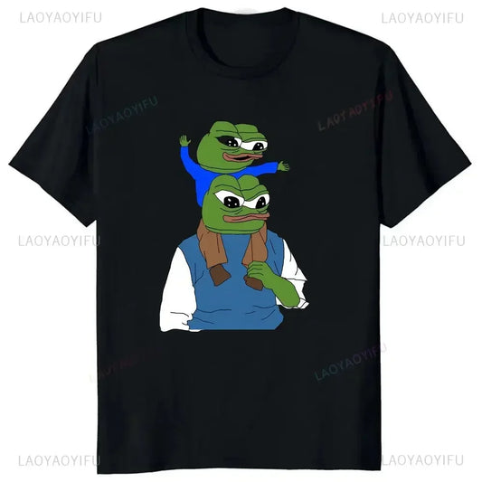 Pepe Frog Meme T-Shirt – Funny Unisex Tee with Iconic Frog Design
