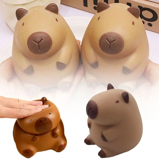 Capybara Slow Rebound Squeeze Toy – Kawaii Stress Relief Gift for Kids