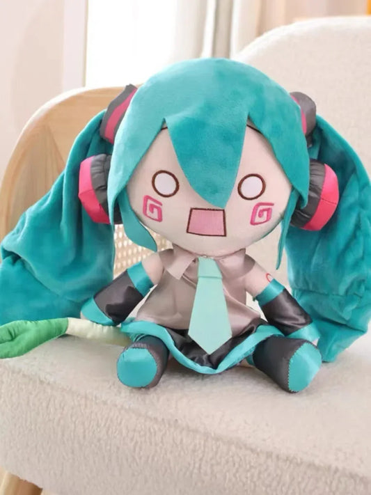 Genuine Hatsune Miku Plush Doll – Classic Deep Sea Edition Anime Plush Toy