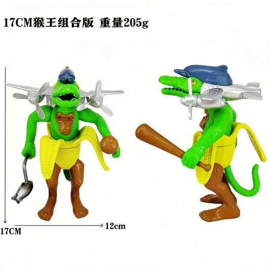 Italian Brainrot Anime Action Figures – Tung Tung Tung Sahur Meme PVC Toy Model