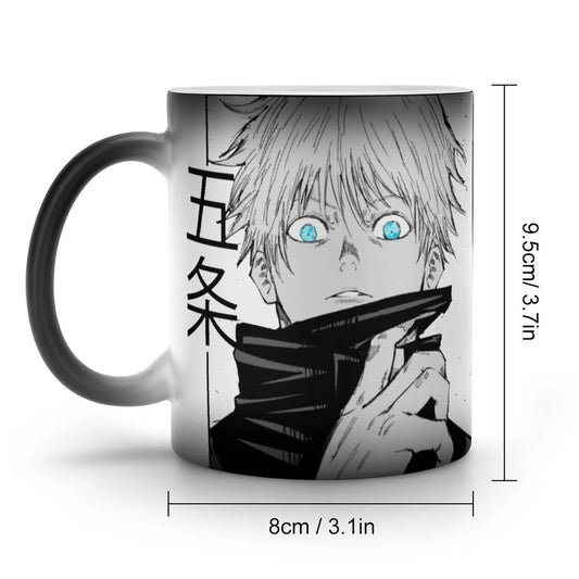 Cartoon Anime Character Porcelain Mug – Stylish Color-Changing Hot Chocolate Cup