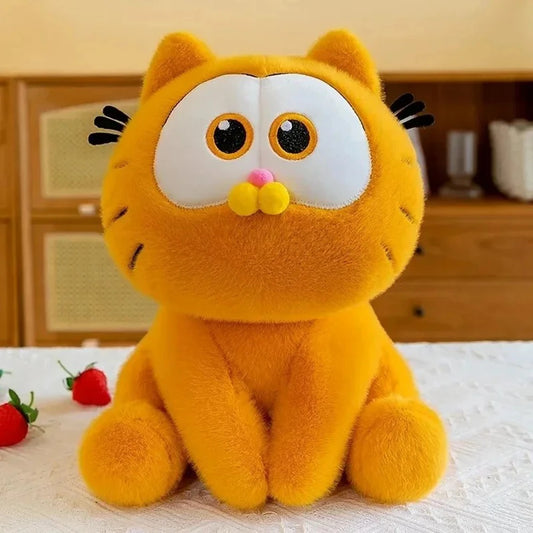 25CM Garfield Plush Doll – Kawaii Cartoon Cat Stuffed Toy for Gifts & Decoration