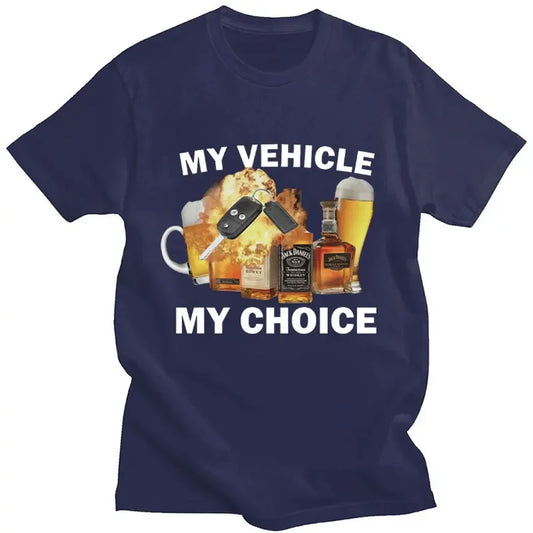 "My Vehicle My Choice" Funny T-Shirt – Bold Streetwear for Men & Women