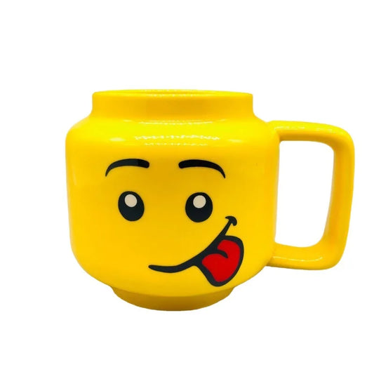 250ML Cartoon Ceramic Mug – Smile Creative Coffee & Tea Cup for Kids & Adults