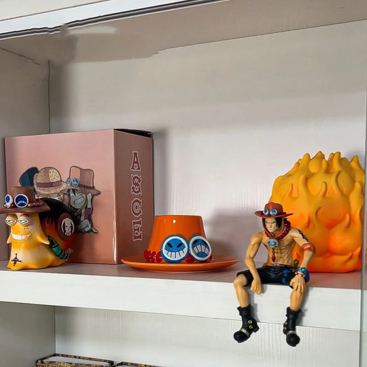 One Piece Ceramic Mug – Three Brothers Hat-Shaped Anime Coffee Cup