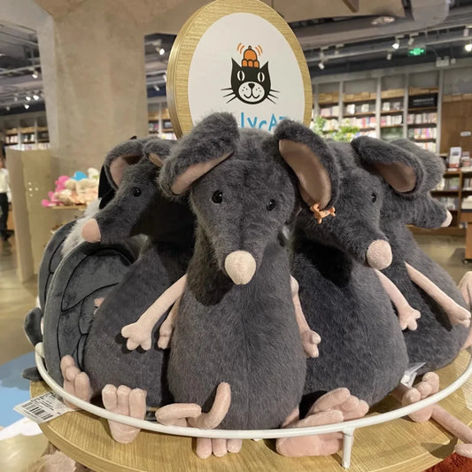 2025 New Jellycat Sad Mouse Plush Toy – Kawaii Soothing Doll & Room Decoration