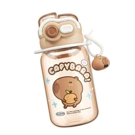 Funny Capybara Pattern Water Container – Travel-Friendly Water Cup (Model M68E)