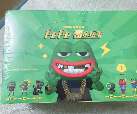PEPE The Frog Money Player Series Blind Box – Designer Trendy Figurine