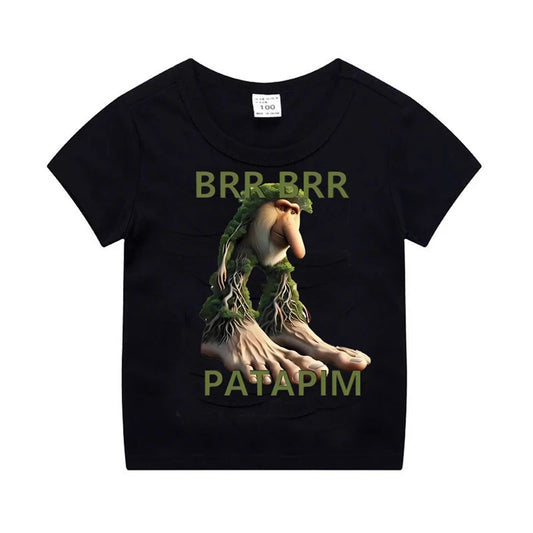 Italian Brainrot Animals T-Shirt – “Cappuccino Assassino” Funny Meme Tee for Men & Kids